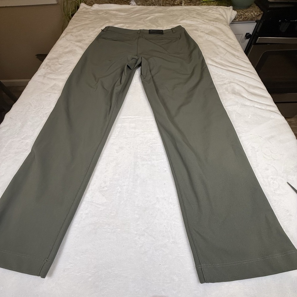 Lululemon ABC Trouser Relaxed Fit Mens 33x29 Green Warpstreme Stretch Pants - Picture 6 of 9